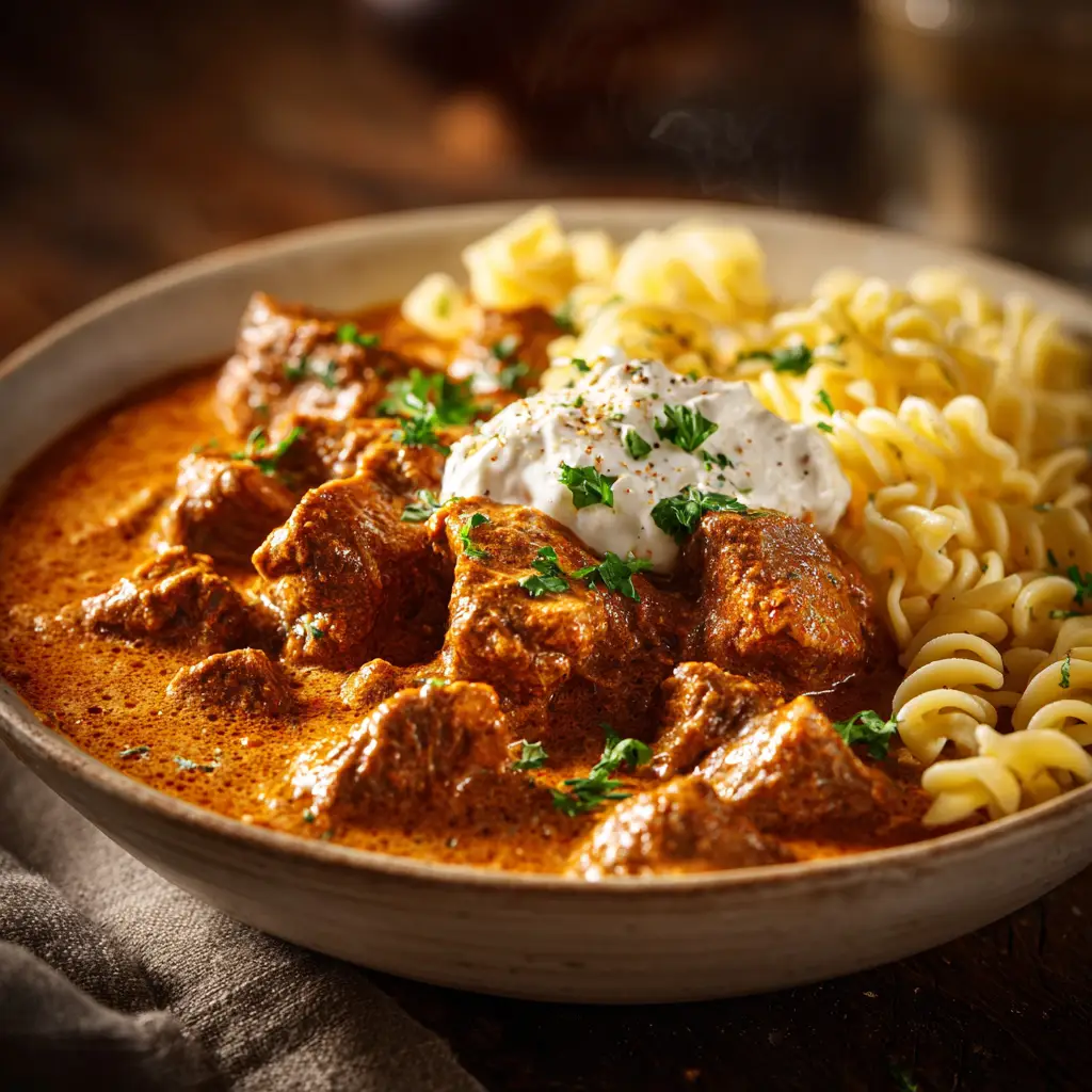 German Goulash with Beef Chuck and Sweet Paprika