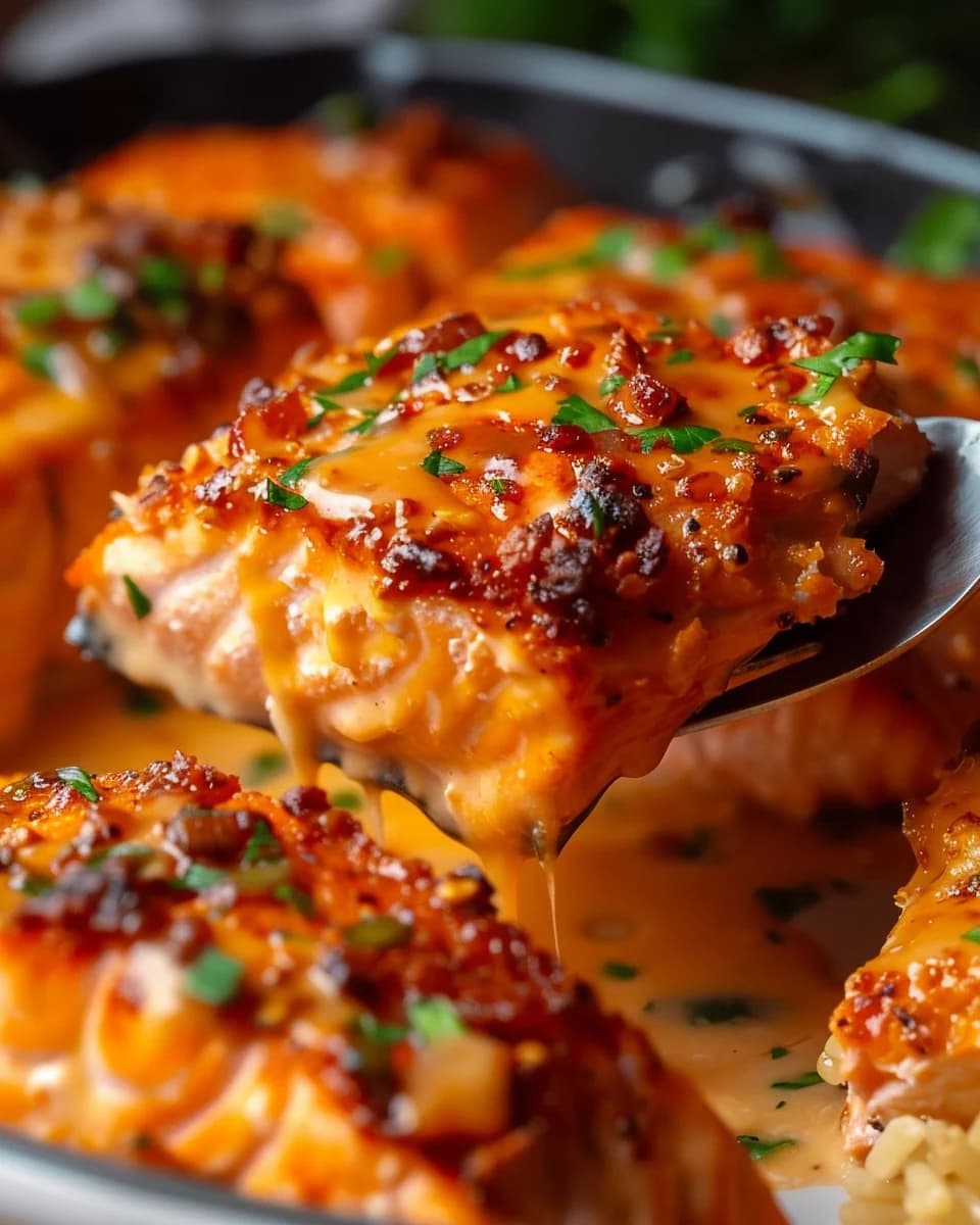 Bang Bang Salmon with Creamy Sweet Chili Sriracha Sauce